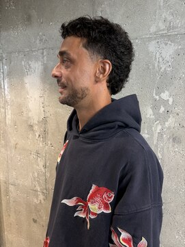 mullet hair/short hair/fade/baber