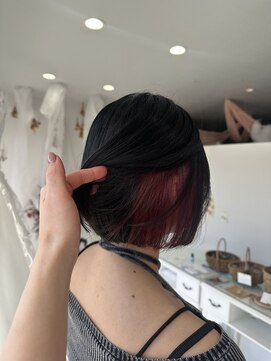 ユルフ(yulf) ブリーチでインナーカラー