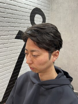 アンカー(ANCHOR) MEN’S HAIR/サーフカール/刈り上げセンターパート/印西