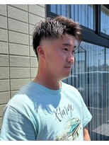 ホワイトストーン WHITE STONE&nbsp;王道アップバングフェードリバースセンターパート