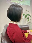 丸みシルエットミニボブ