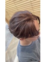 ハイレート 坂戸店(Hairate)&nbsp;透明感 シアーグレージュ×フェザータイル