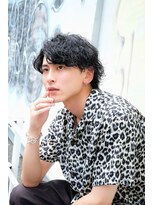 become men's hair 名駅EAST【10月3日 NEW OPEN(予定)】&nbsp;波巻きパーマ×メンズウルフ/名古屋/栄/名駅