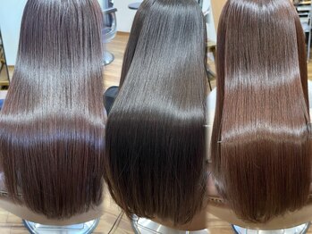 ヘアーロッジ(HAIR ROJJ)の写真/髪に対するお悩みは人それぞれ！髪質ごとのお悩みに合わせた施術をご提供。思わず触れたくなるような髪へ♪