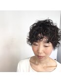 Short perm style