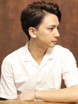 大人のツーブロックパーマ