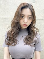 アイティー バイ アルバム 中野店(IT by ALBUM)&nbsp;波ウェーブロング_ホワイトアッシュエアリーミディ_8208