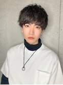 外ハネシェードマッシュ ナチュラル黒髪 オシャレ感