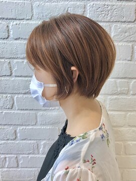 デイジー インデックスヘア 大島店(DAISY index hair) 大人可愛い20代30代40代前下がりショートボブ丸みショート◎