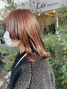 リズ 都島店(Lis) 姫カット☆ブラウンカラー