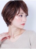 30代40代にオススメ!小顔ひし形ショートカット