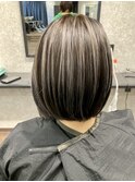 アッシュベージュハイライト