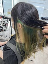 アジールヘア 所沢プロペ通り店(agir hair) インナーグリーン