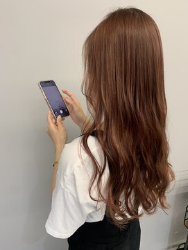 ヘアーアンドビューティーザ エフ(Hair Beauty the F) 秋カラー_暖色系カラー_ロング_艶髪_