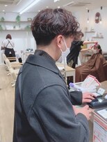 モリオフロムロンドン 松戸店(Morio from London)&nbsp;【松戸 岩口】ゆるパーマツーブロックマッシュショート