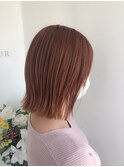 ツヤ感オレンジブラウン
