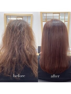 リアン 四条大宮店(Lien) 『髪質改善』ストレートエステ（縮毛矯正）（リタッチ可）