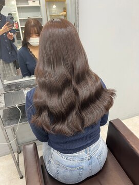 ドロシー 郡山桑野店(Dorothy) イメチェンハッシュカットフルバング似合わせレッドブラウン