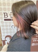 20代/30代/イヤリングカラー/くすみピンク/くびれミディ