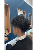 ツーブロック×ツイストスパイラル