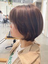 グランデュール 東静岡池田店(GRANDEUR)&nbsp;大人ショートボブショートインナーカラー丸みショートカット