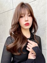 ロンド アンブル 四条烏丸(Lond ambre) オリーブベージュ/レイヤーカット/デザインカラー