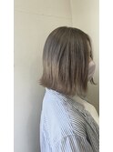 ボブ×シルバーグレージュ