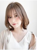 ★結べるボブくびれボブレイヤー外ハネパーマ髪質改善ケアカラー