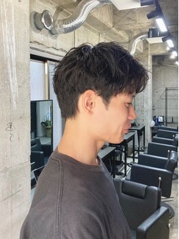 アソビの写真/【*圧倒的な自宅再現性スタイル*が叶うメンズサロンはここ！】やりすぎないパーマ・緩めパーマが武器◎