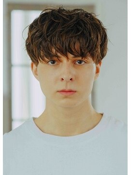 メンズ無造作マッシュ