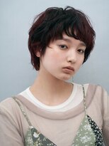 ガリカ 横浜(Gallica) マロンブラウンカラー/マッシュショートパーマ