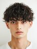 <メンズ限定>カット+波巻きパーマorシャドウパーマ ¥11900