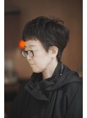 ベリーショートマッシュピクシーショート前髪オン眉