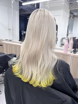 ペレ 渋谷(PELE) 着物/メルティカラー/似合わせカット/ウェーブミディアム/渋谷