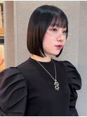 ◇メルティカラー似合わせカットウェーブミディアム縮毛矯正ボブ