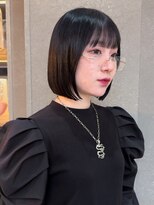 ◇メルティカラー似合わせカットウェーブミディアム縮毛矯正ボブ