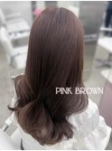 ☆春に人気なピンクブラウンカラー 春カラー☆
