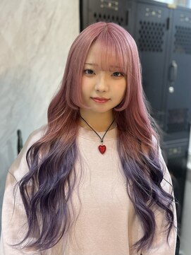 ヴァイス 渋谷店(VAICE) ピンクとラベンダーのデザインカラー/推しカラー