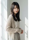 縮毛矯正/酸性ストレート/髪質改善/前髪カット/黒髪