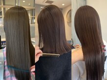 ブリーチなしダブルカラー♪低ダメージで叶える透明感あふれる美発色[一宮/ブリーチ/ハイライト/髪質改善]