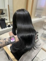 ジーナ サンシャイン通り池袋(Zina)&nbsp;髪質改善 ブルーブラック 透明感カラー赤み消し【Zina mizuki】