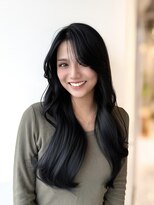 アマトウキョウ アユンチェ(AMA TOKYO×AYUNCHE) 韓国ヘア 2wayバング レイヤーカット くびれヘア 顔周り