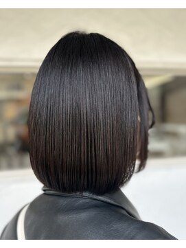 アルファ 我孫子店(alpha) 艶感満載 切りっぱなしボブ/ショート/我孫子