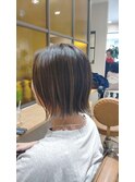 切りっぱなしボブ