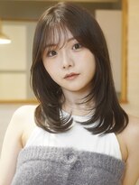 ガーランド (Garland)&nbsp;大人かわいいくびレイヤー顔まわりレイヤーカットまろベージュ