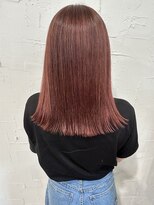 ヘアーデザイン アンジェロ インアルト(Hair Design Angelo In alto)&nbsp;30代40代50代/ミディアム/セミロング/カシスピンク