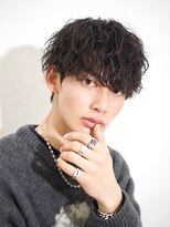 ルアン 大分駅店(ruen)&nbsp;大分メンズカットマッシュツイストスパイラルパーマmen's眉毛