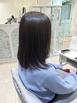 アルブル エト シミー(Arbre et chimie) クラゲヘアー/小顔に見せるヘア/ココアベージュ/東村山