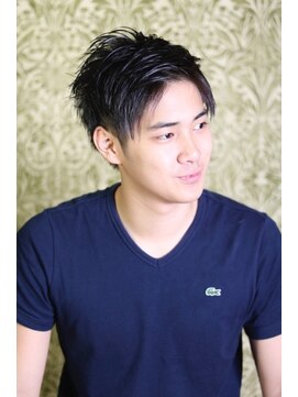 MEN'S  HAIR  フェザーツーブロック