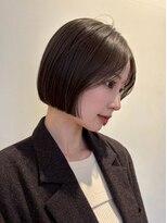 ノイ 銀座(noi)&nbsp;顔周りレイヤーカットグレージュカラーくびれボブショートカット